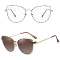2w1 Okulary damskie do komputera + nakładka przeciwsłoneczna na magnes Clip-On 25192B.jpg