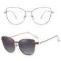 2w1 Okulary damskie do komputera + nakładka przeciwsłoneczna na magnes Clip-On 25192E.jpg