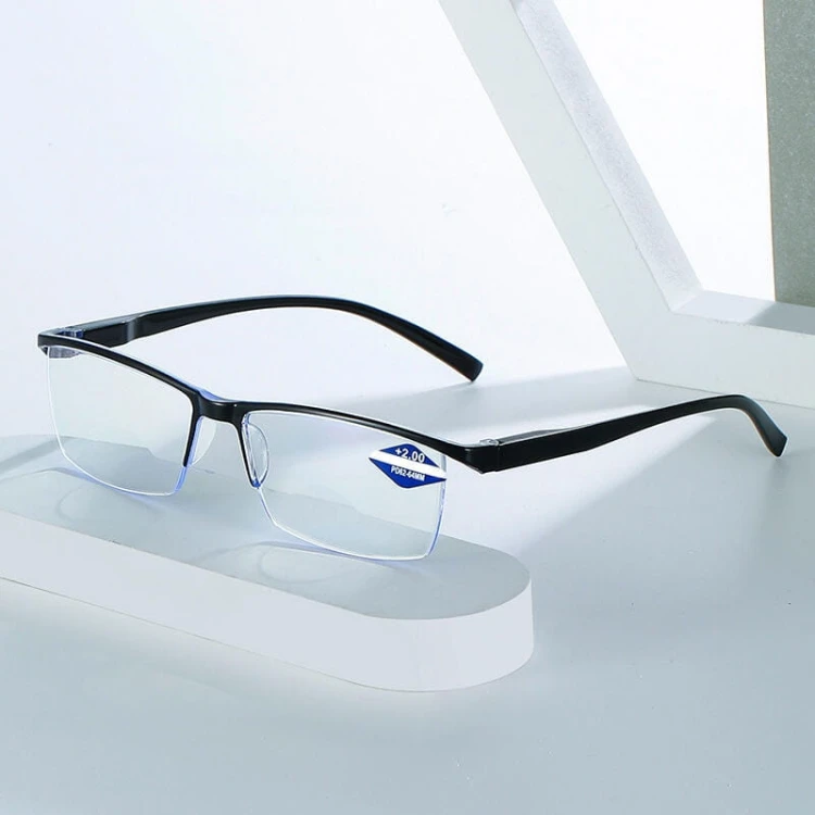 Korekcyjne okulary moc: +4.50 PLUSY z filtrem BLUE LIGHT do komputera i czytania ST313 - ZE SKAZĄ!