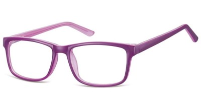 Okulary Zerówki klasyczne oprawki Sunoptic CP155E fioletowe