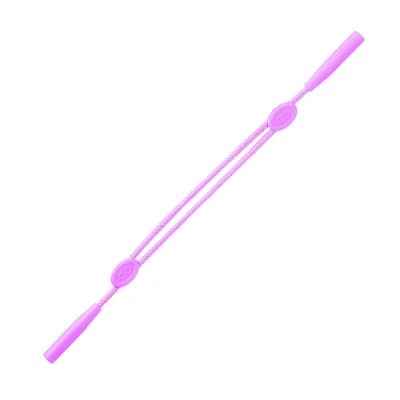 Sznurek do okularów - regulacja 20-30cm z silikonowymi uchwytami SNR-REG-FIOLET