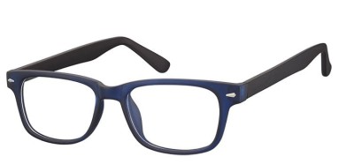 Okulary Zerówki klasyczne oprawki Sunoptic CP156E granatowo-czarne
