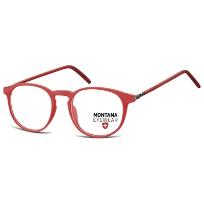Damskie okulary korekcyjne oprawki Montana MA53E bordowe