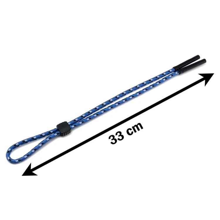 Regulowany gruby Sznurek do okularów 33cm - Ciemny Zielony