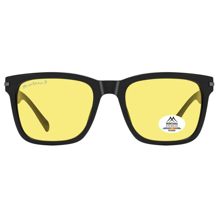 Rozjaśniające żółte okulary z polaryzacją w kat.1 do jazdy nocą MP183C żółty/czarny