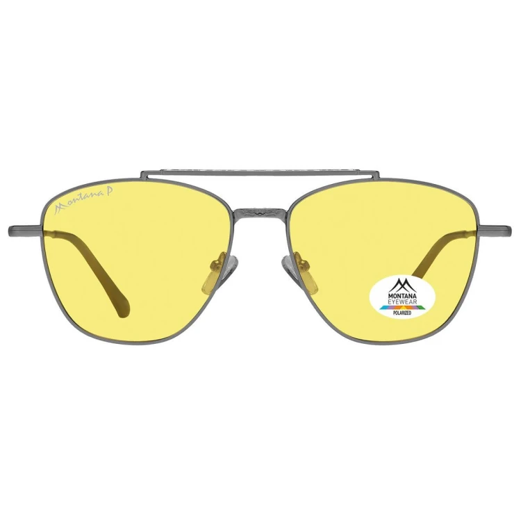 Rozjaśniające żółte okulary pilotki z polaryzacją do jazdy nocą MP184G