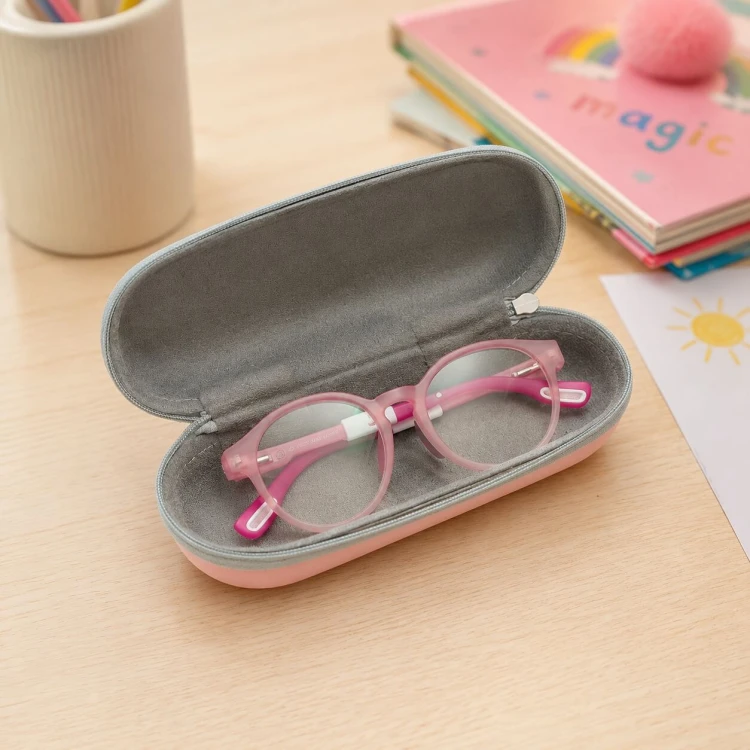 Dziecięce etui na okulary ET-143A różowe