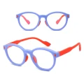 Dziecięce 4-8 lat okulary zerówki do komputera 25193C fiolet-pomarańcz.jpg
