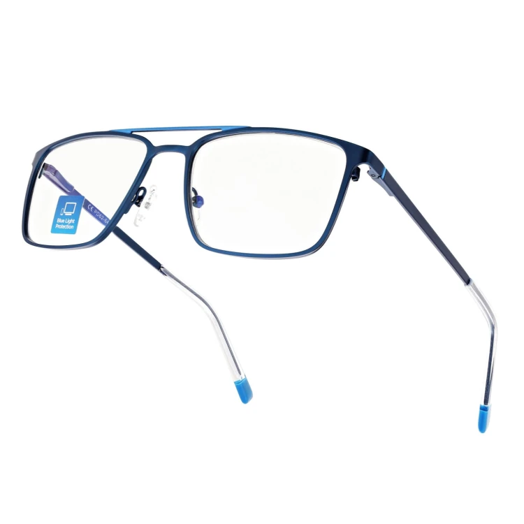 Męskie oprawki okulary pod korekcję PREMIUM STL280 niebieskie