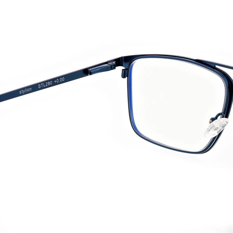 Męskie oprawki okulary pod korekcję PREMIUM STL280 niebieskie