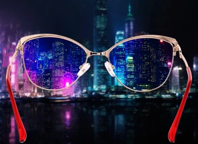 Plusy +1.50 damskie okulary do czytania korekcyjne z antyrefleksem ST317AR ze skazą!