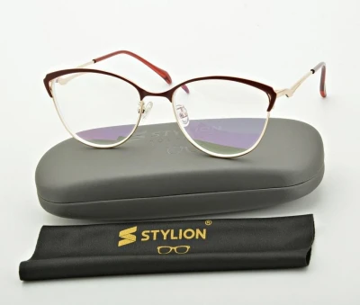 Plusy +1.50 damskie okulary do czytania korekcyjne z antyrefleksem ST317AR ze skazą!