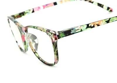 Damskie Okulary do Czytania moc: +3 w kwiatki ST312 ze skazą!