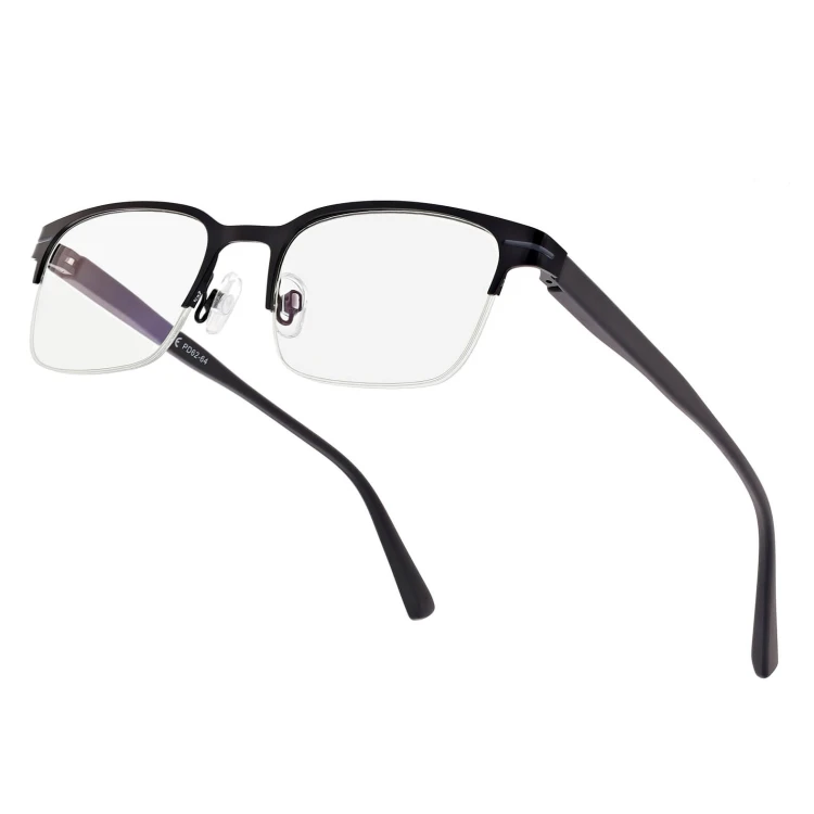 Męskie okulary zerówki Blue Light+Antyrefleks STL281A ze skazą!