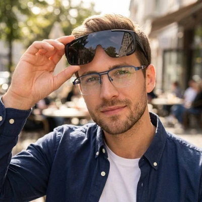 Okulary Nakładane na Korekcyjne FIT OVER przeciwsłoneczne z polaryzacją FO9