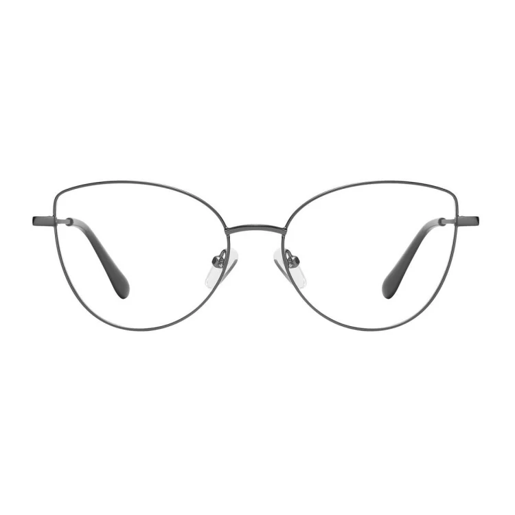 Damskie okulary zerówki oprawki korekcyjne kocie oczy Flex 862E grafit