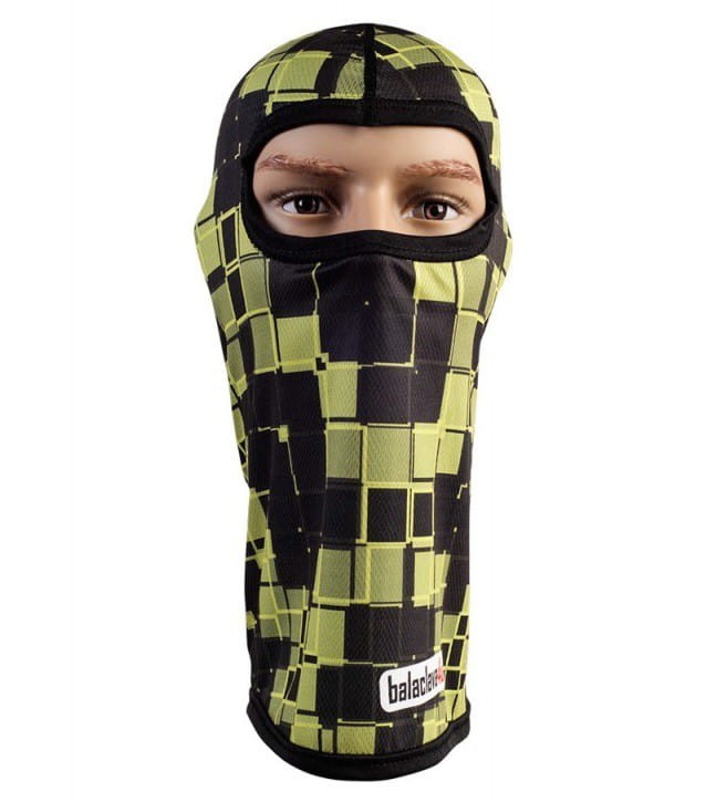 Kominiarka termoaktywna 3D - Zielone kwadraty