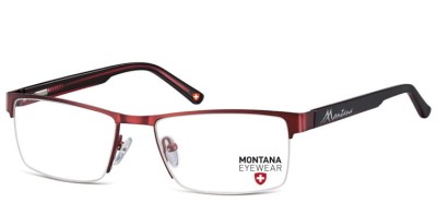 Męskie oprawki korekcyjne żyłkowe MM622D