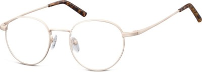 Złote Lenonki Okulary oprawki korekcyjne Sunoptic 603A