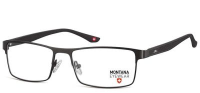 Okulary oprawki korekcyjne metalowe pełne MM611D czarne