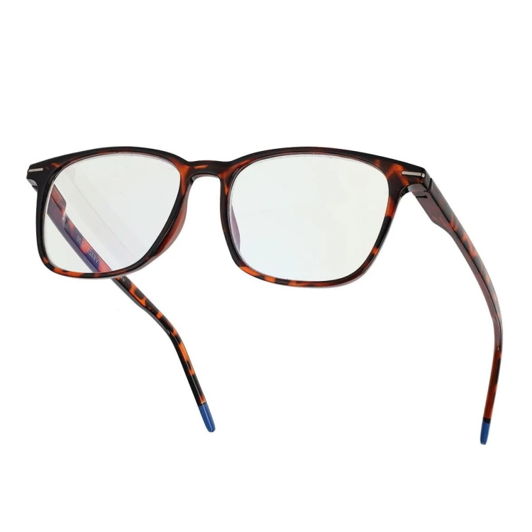 Plusy +1.50 okulary korekcyjne do komputera i czytania Antyreflex + Blue Light ST332 w panterkę