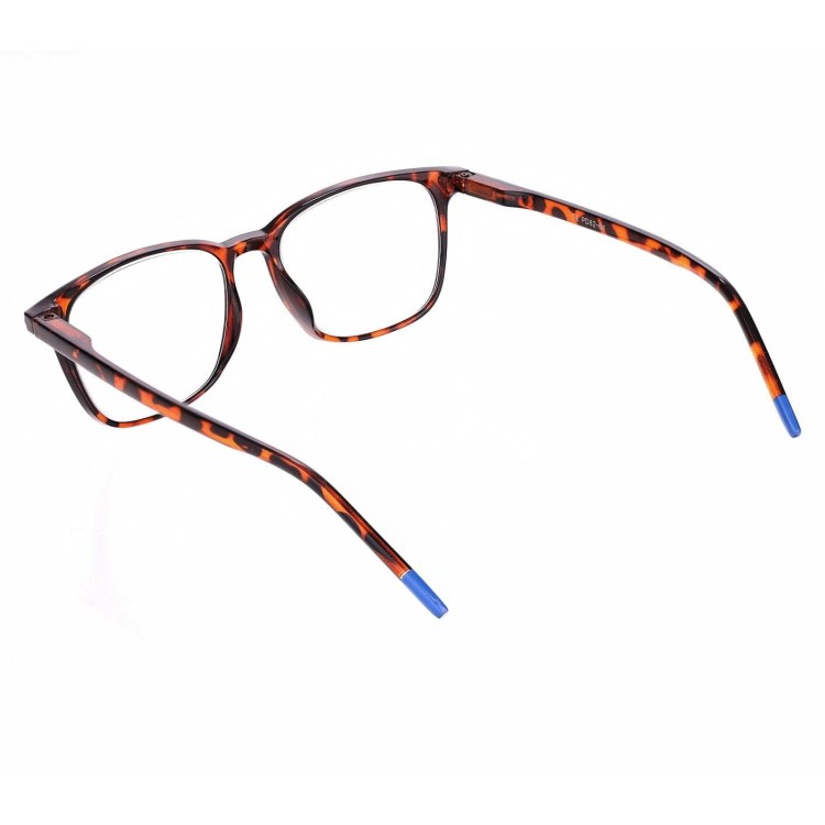 Plusy +3.00 okulary korekcyjne do komputera i czytania Antyreflex + Blue Light ST332 w panterkę