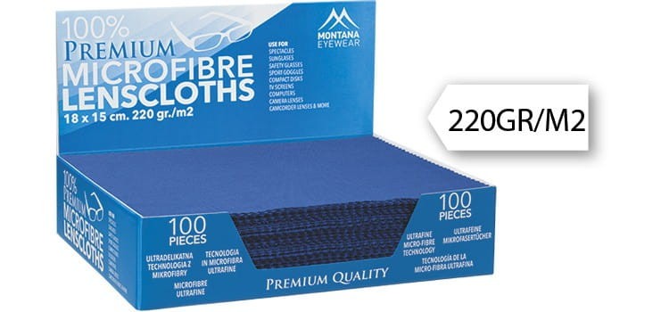 Ściereczka z Mikrofibry do okularów - granatowa