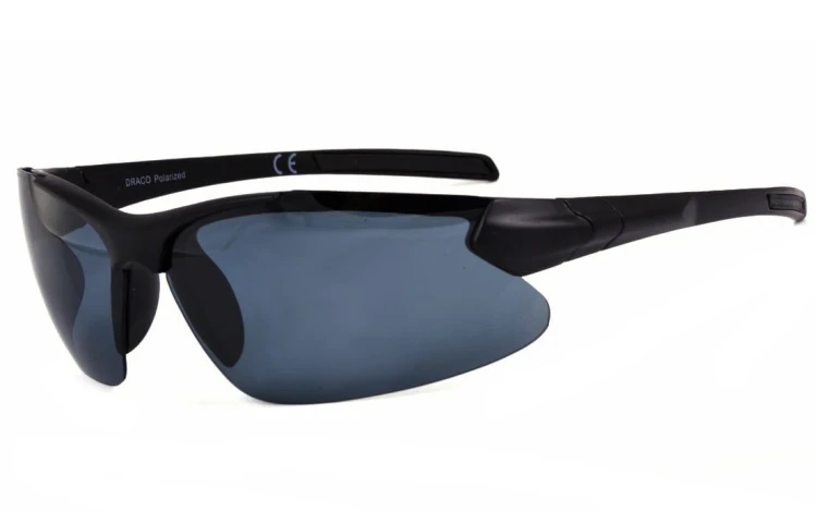 Sportowe okulary z dwoma soczewkami polaryzacyjnymi czarna i zolta - drs-51c2