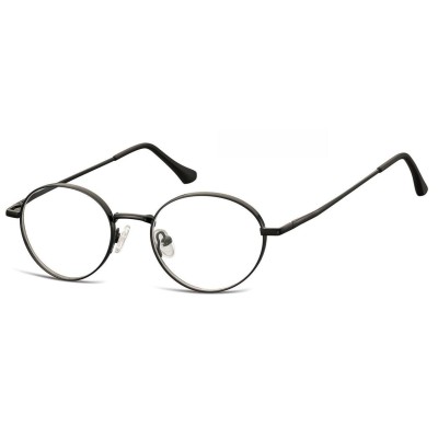 Okulary zerówki oprawki korekcyjne medium M299D czarny