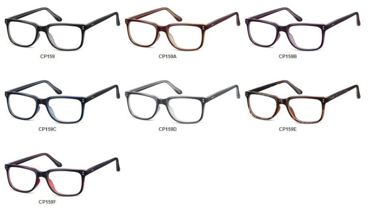 Okulary Oprawki korekcyjno-optyczne zerowki Sunoptic CP159A