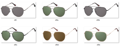 Okulary przeciwsłoneczne pilotki Montana S90 grafitowe