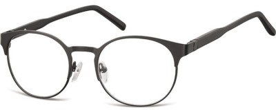 Czarne Okulary Oprawki okrągłe korekcja Sunoptic 994G
