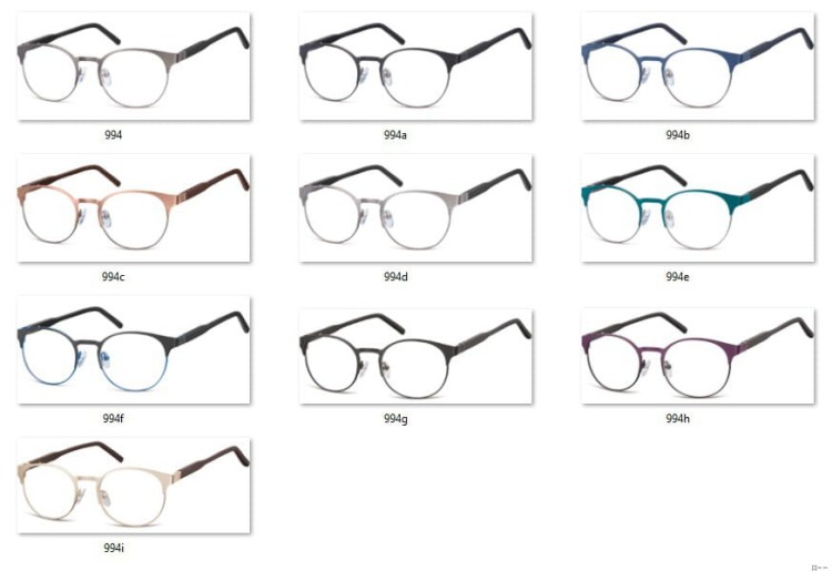 Zloto brazowe Okulary Oprawki okrągłe korekcja Sunoptic 994I