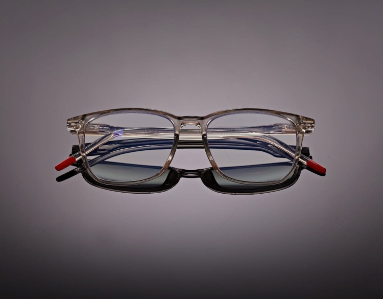 Plusy +2.50 okulary korekcyjne do komputera i czytania Antyreflex + Blue Light ST332A transparentne