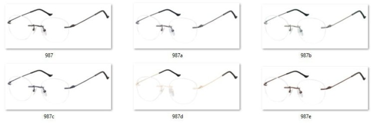 Patentki Bezramkowe Okulary Oprawki okrągłe korekcja Sunoptic 987