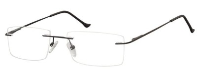 Bezramkowe Okulary Oprawki korekcyjne Sunoptic 986 czarne