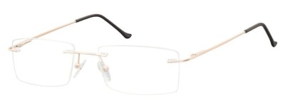 Bezramkowe Okulary Oprawki korekcyjne Sunoptic 986D zlote