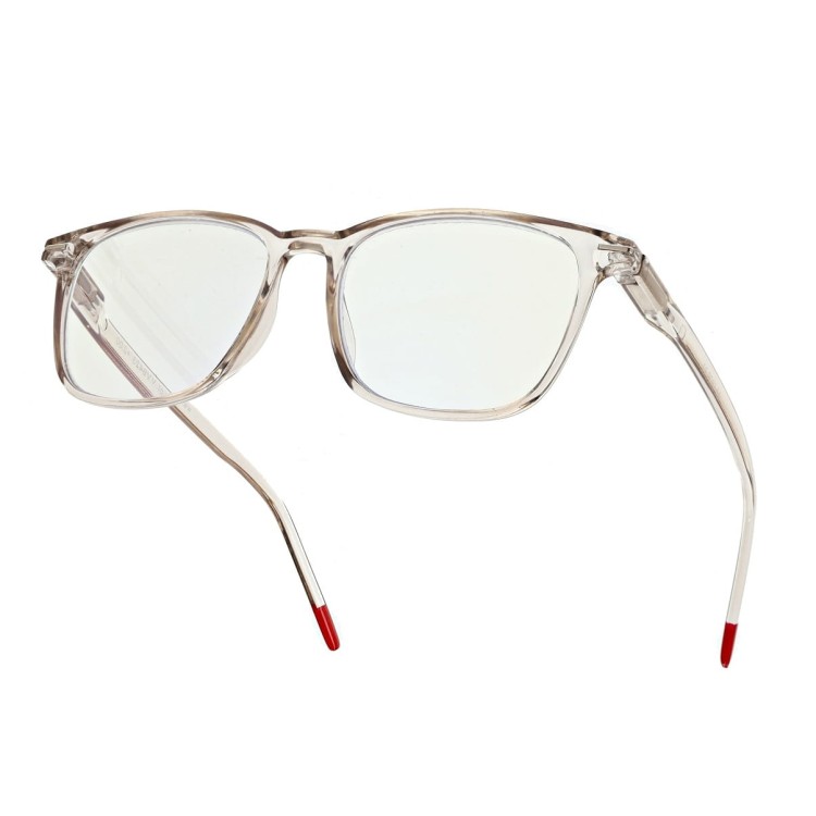 Plusy +3.00 okulary korekcyjne do komputera i czytania Antyreflex + Blue Light ST332A transparentne