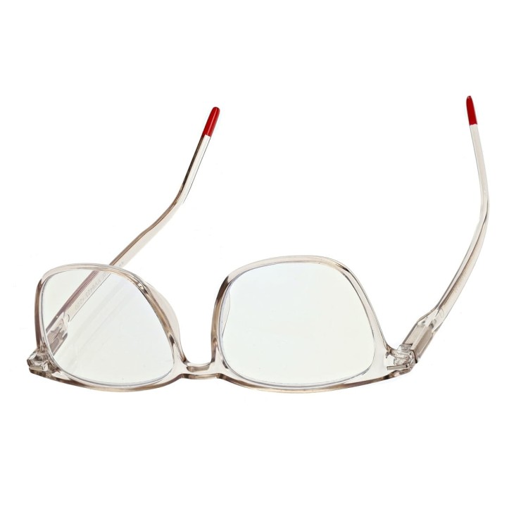 Plusy +3.00 okulary korekcyjne do komputera i czytania Antyreflex + Blue Light ST332A transparentne