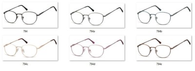 Lenonki zerowki Okulary Oprawki korekcyjne 794B niebieskie