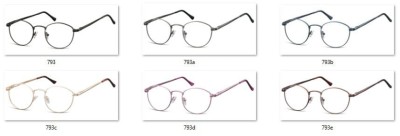 Lenonki zerowki Okulary Oprawki korekcyjne 793 czarne