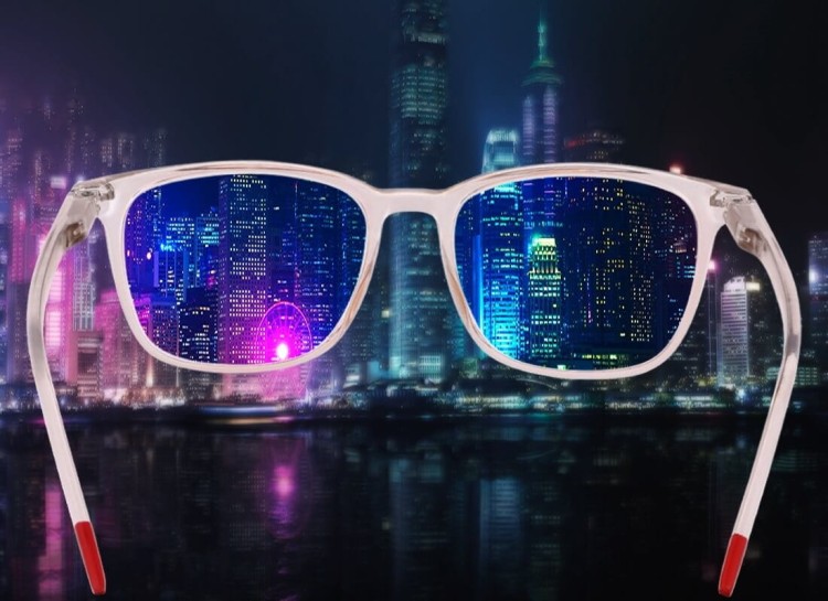 Plusy +3.50 okulary korekcyjne do komputera i czytania Antyreflex + Blue Light ST332A transparentne