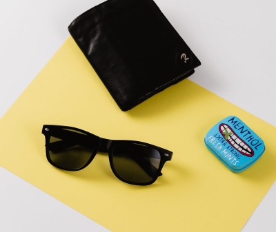 Czarne matowe okulary przeciwsłoneczne z polaryzacją nerd NRP-21