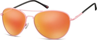 Rozowe Aviatory okulary lustrzanki MS95F