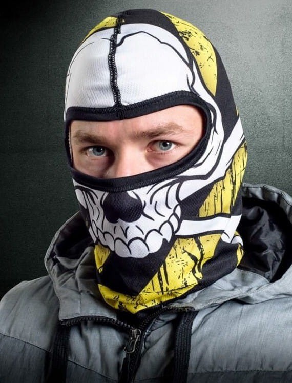 Kominiarka Termoaktywna 3D na głowę - DANGER