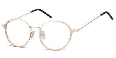Lenonki zerowki Oprawki okulary korekcyjne 971B zlote