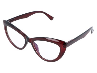 Kocie oczy Antyrefleks Zerowki okulary z filtrem Brązowe 2286B