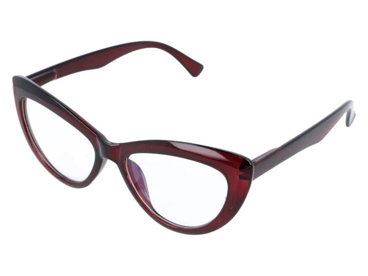 Kocie oczy Antyrefleks Zerowki okulary z filtrem Brązowe 2286B