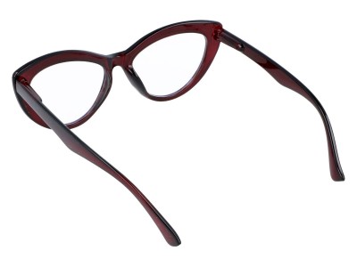 Kocie oczy Antyrefleks Zerowki okulary z filtrem Brązowe 2286B