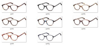 Okulary Oprawki okragle Sunoptic CP147G granatowe